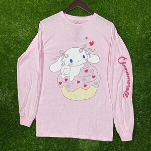 Hello Kitty and Friends Cinnamoroll Cartoon Graphic, Long Sleeve T-shirt size Sm